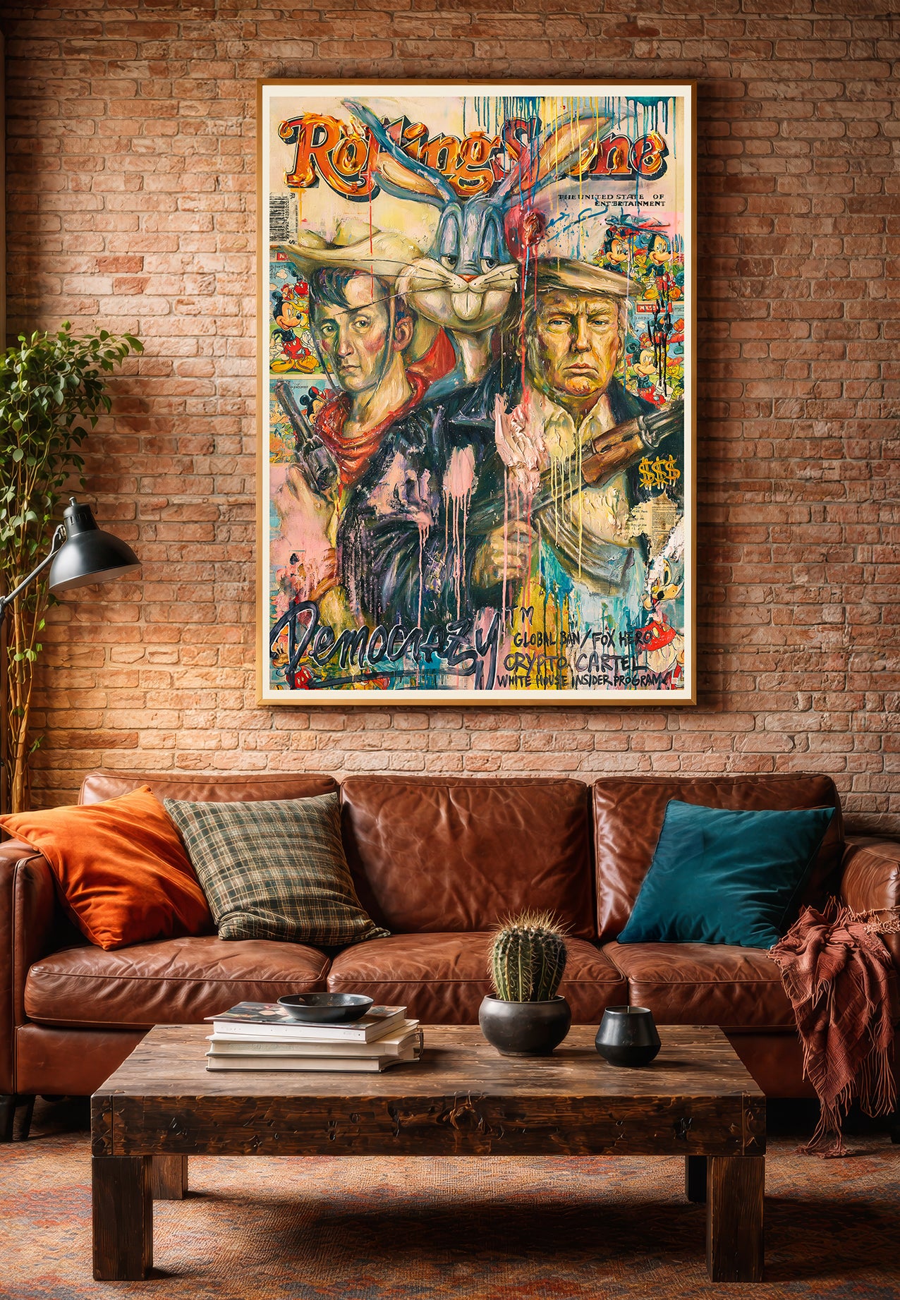 RollingStone cover, DEMOCRAZY™ – Kunstplakat