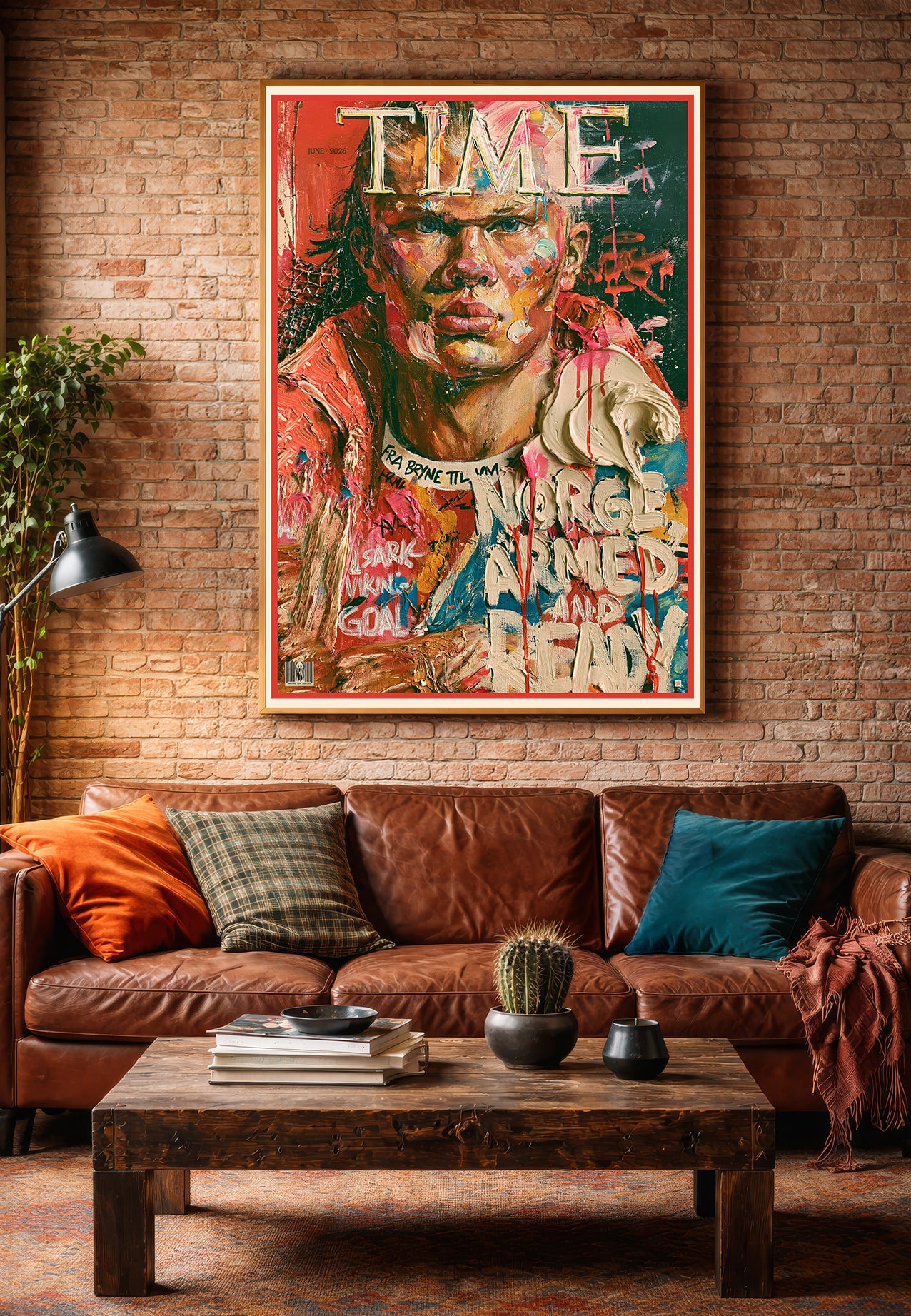 TIME magazine, Haaland – Kunstplakat