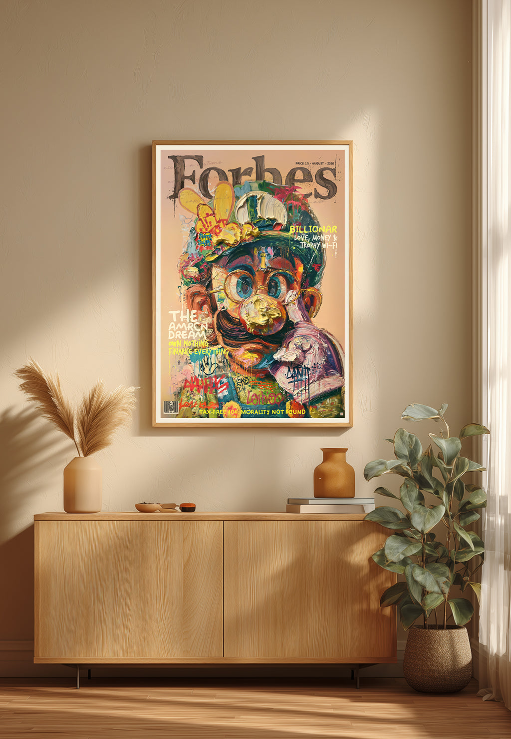 Forbes cover, The American Dream – Kunstplakat
