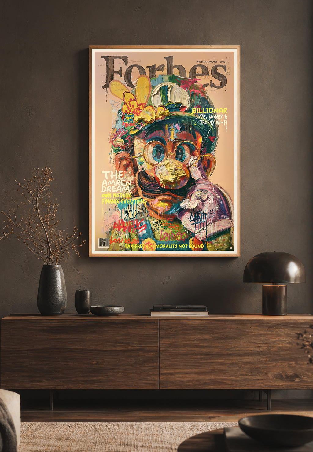 Forbes cover, The American Dream – Kunstplakat