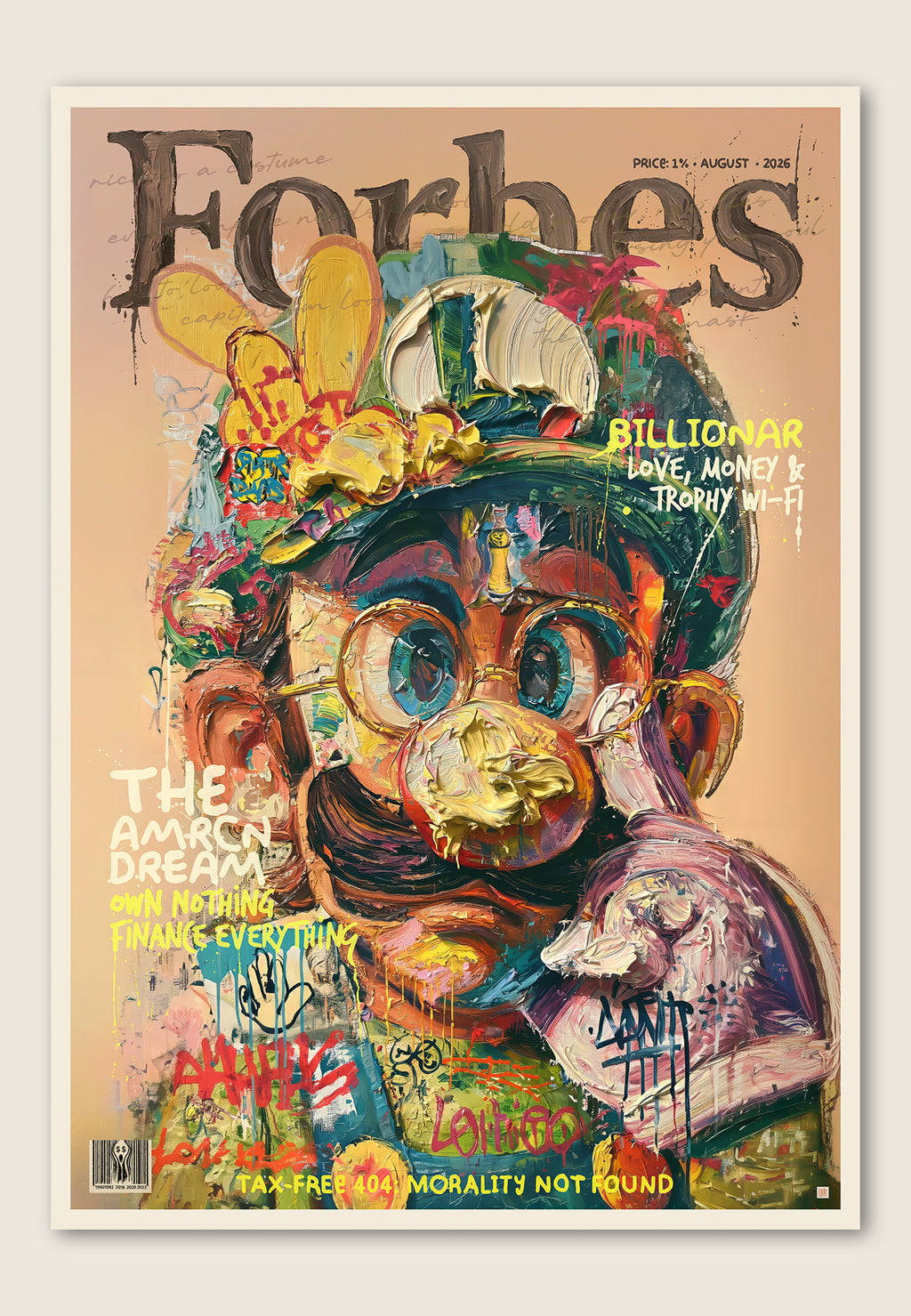 Forbes cover, The American Dream – Kunstplakat