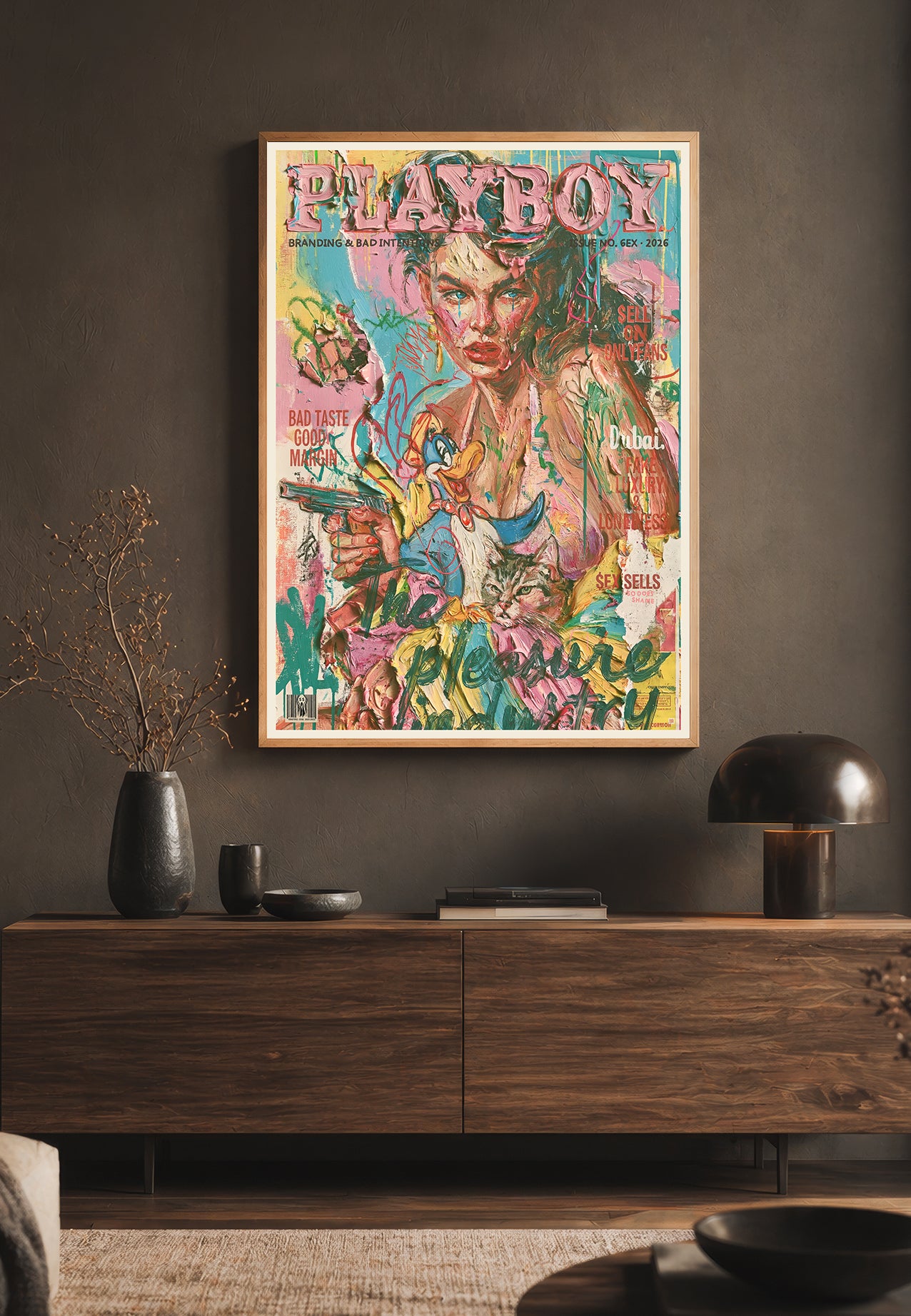 Playboy magazine cover – Street Art Kunstplakat