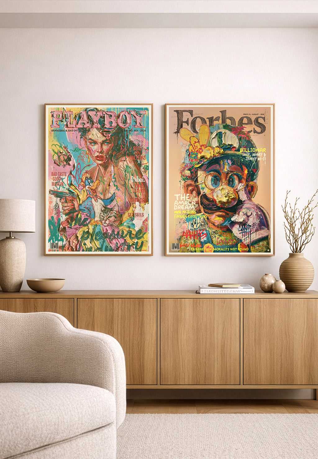 Playboy magazine cover – Street Art Kunstplakat