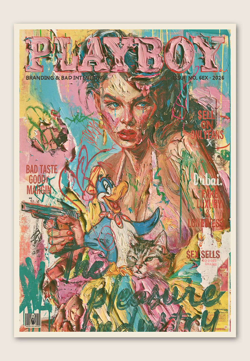 Playboy magazine cover – Street Art Kunstplakat