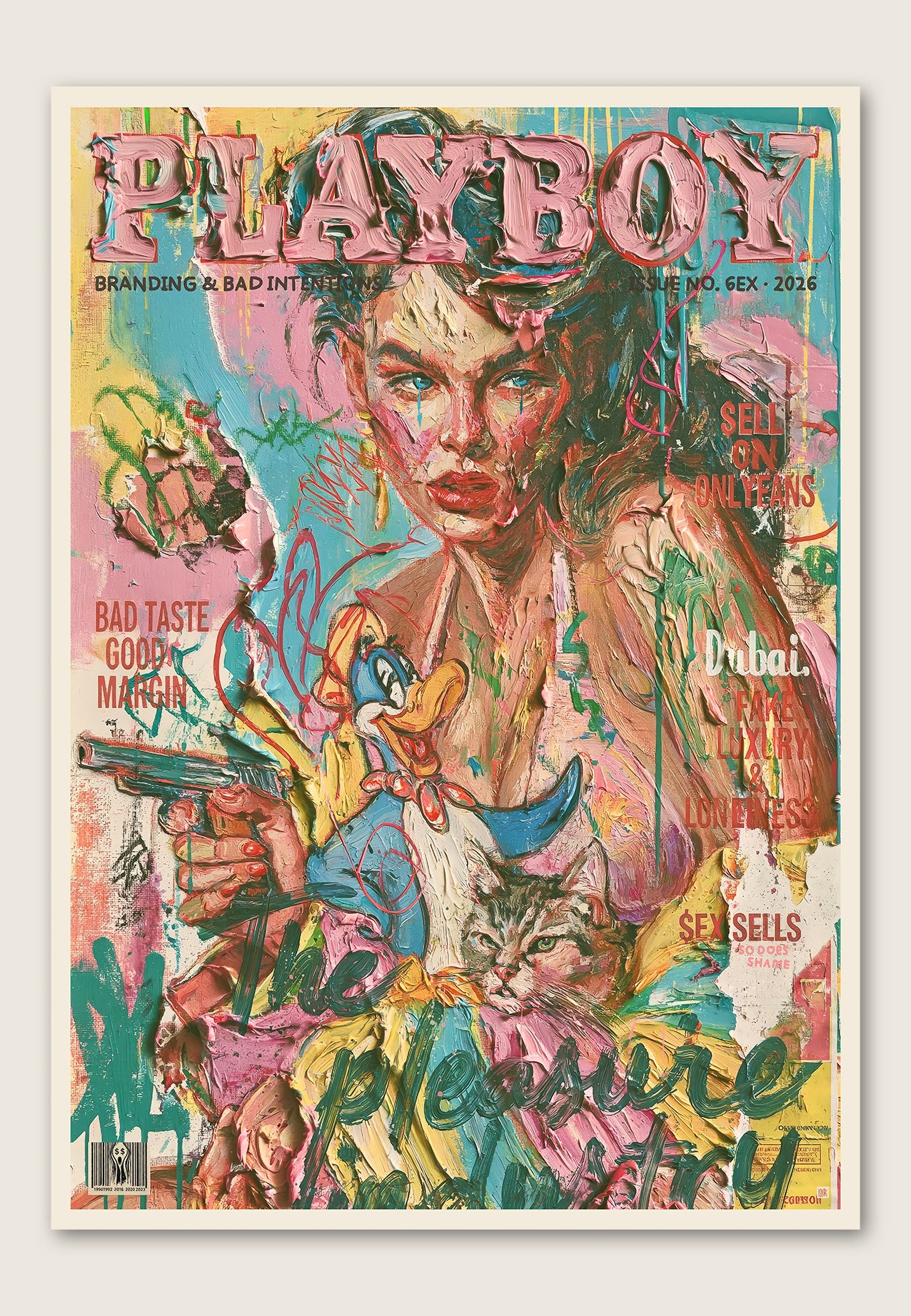 Playboy magazine cover – Street Art Kunstplakat