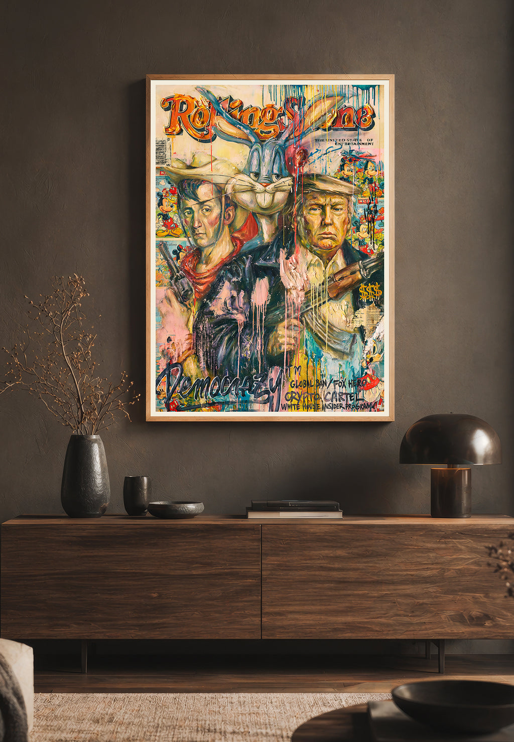 RollingStone cover, DEMOCRAZY™ – Kunstplakat