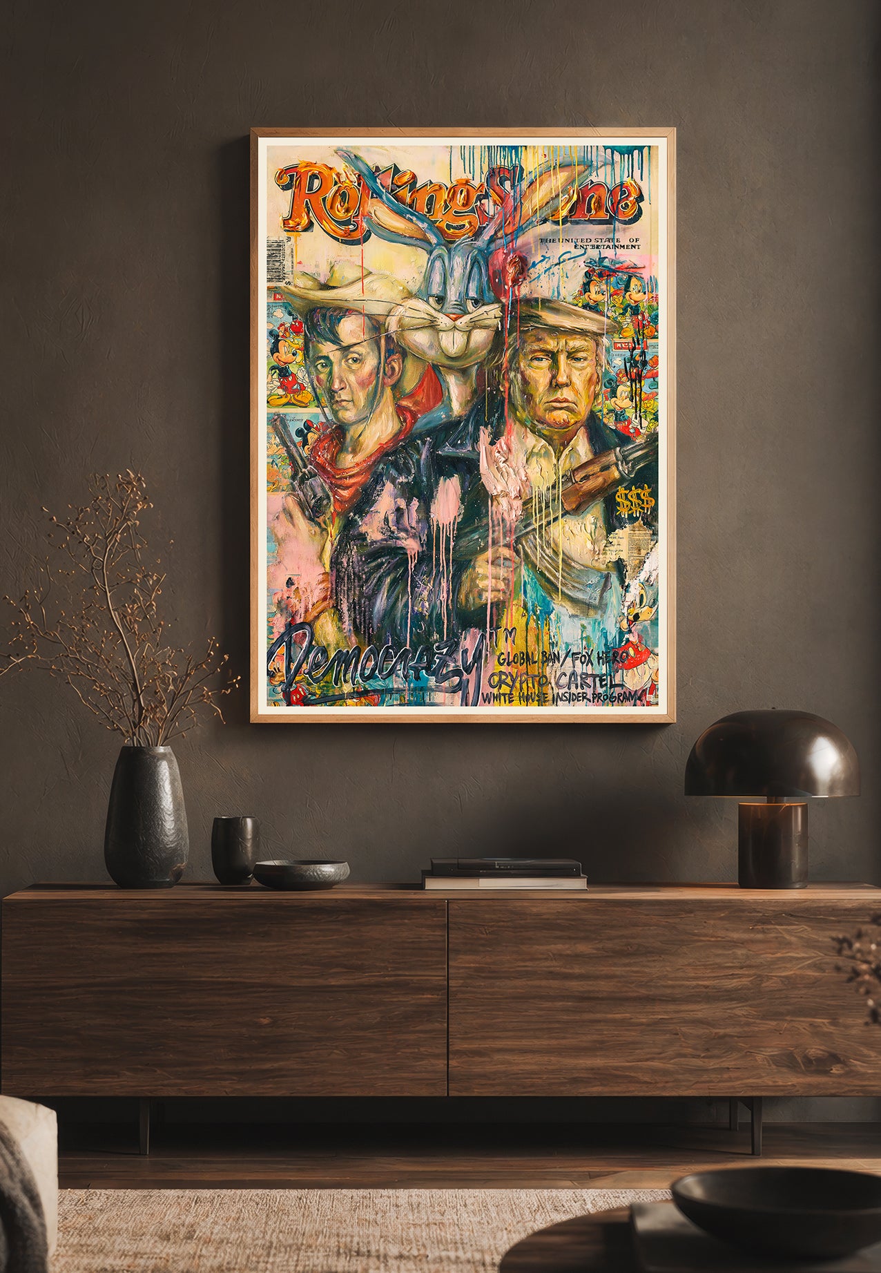 RollingStone cover, DEMOCRAZY™ – Kunstplakat