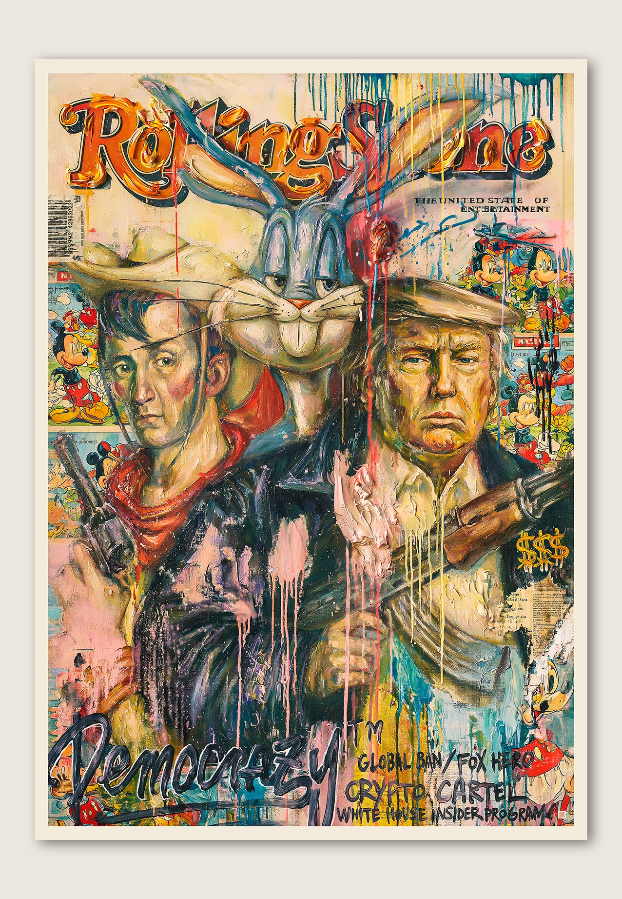RollingStone cover, DEMOCRAZY™ – Kunstplakat