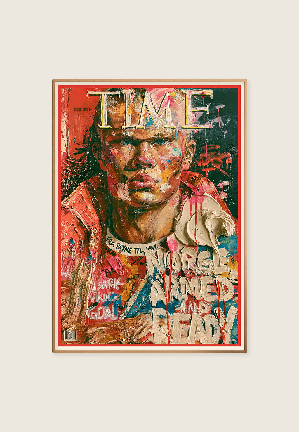 TIME magazine, Haaland – Kunstplakat