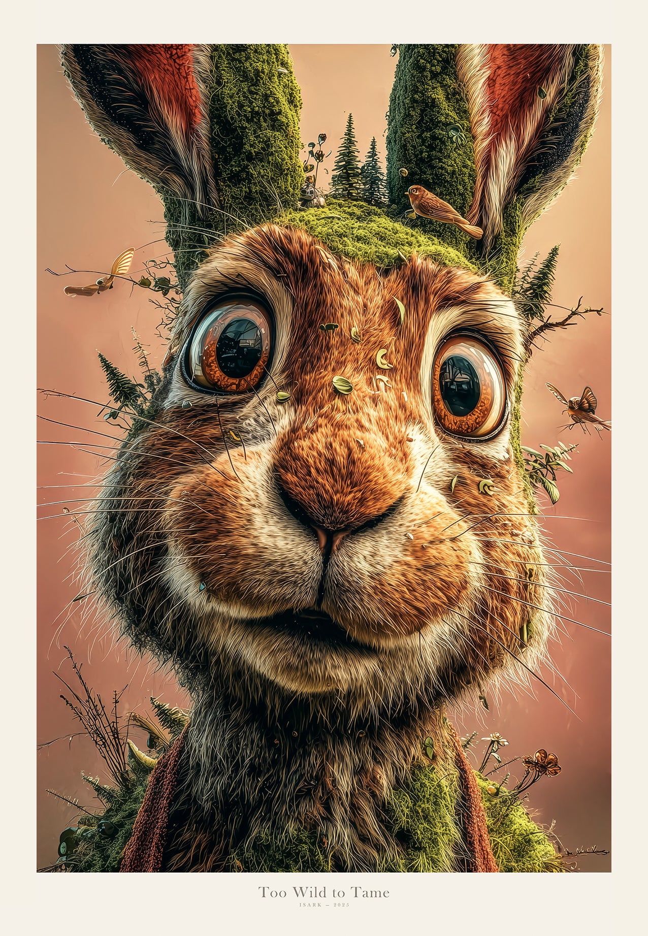 Too Wild to Tame — Kunstplakat