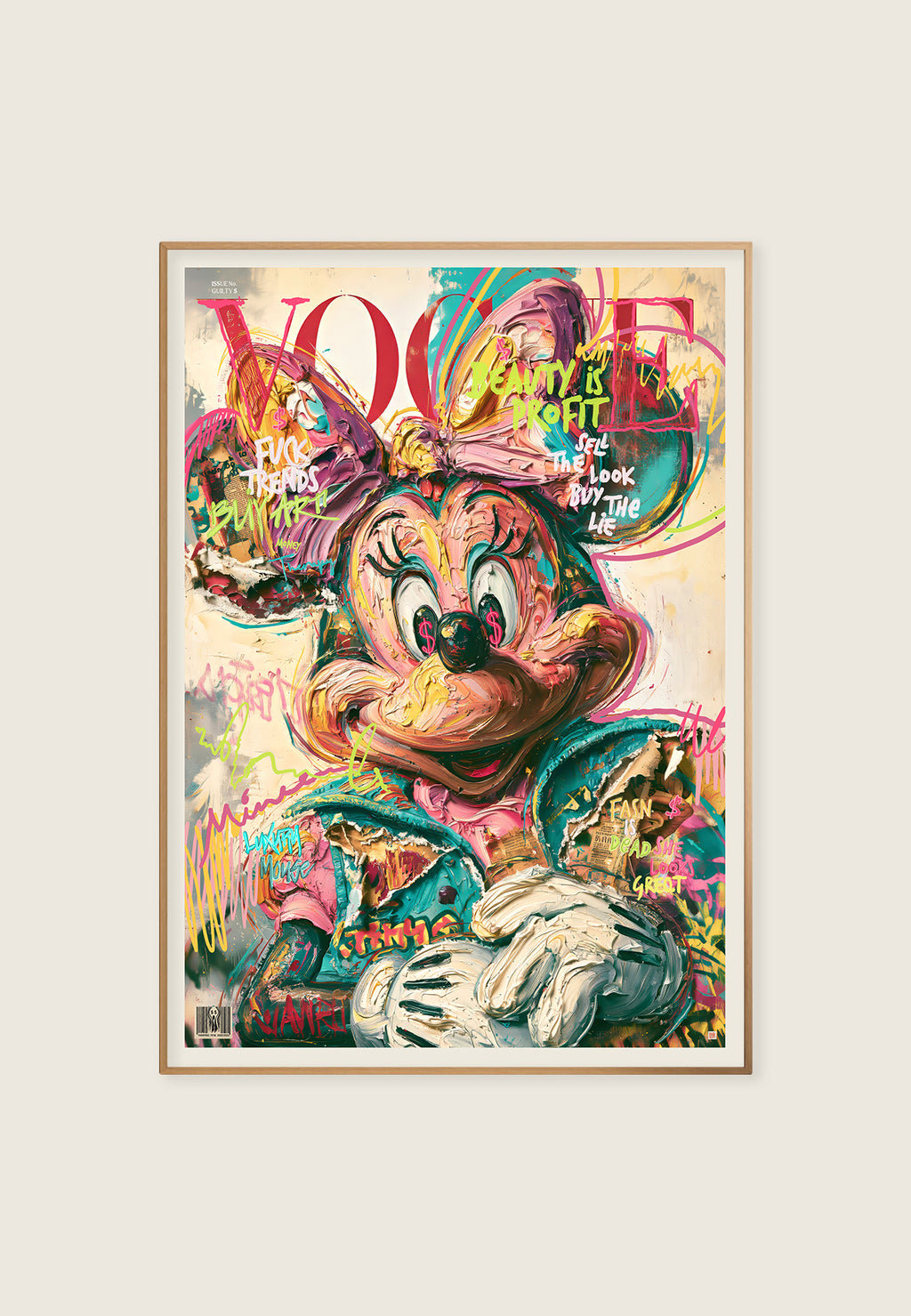Minnie Mouse VOGUE Cover – Kunstplakat