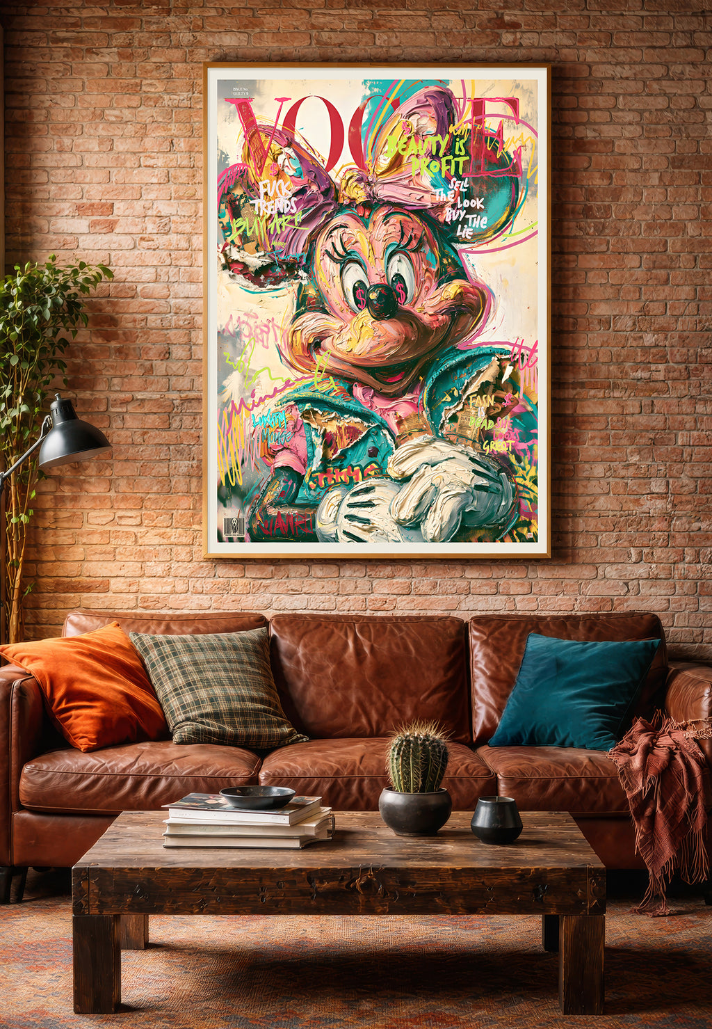 Minnie Mouse VOGUE Cover – Kunstplakat
