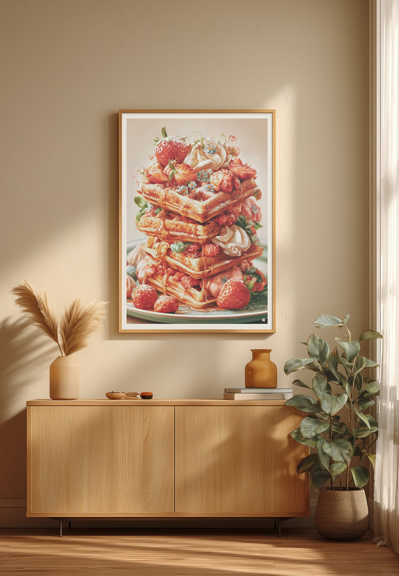 Verdens Beste Vaffeloppskrift | Plakat