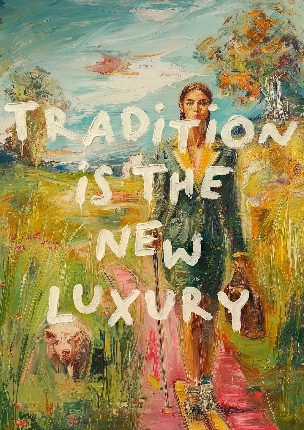Tradition Is The New Luxury | Art Print – Nordic Contemporary Art | ISARK