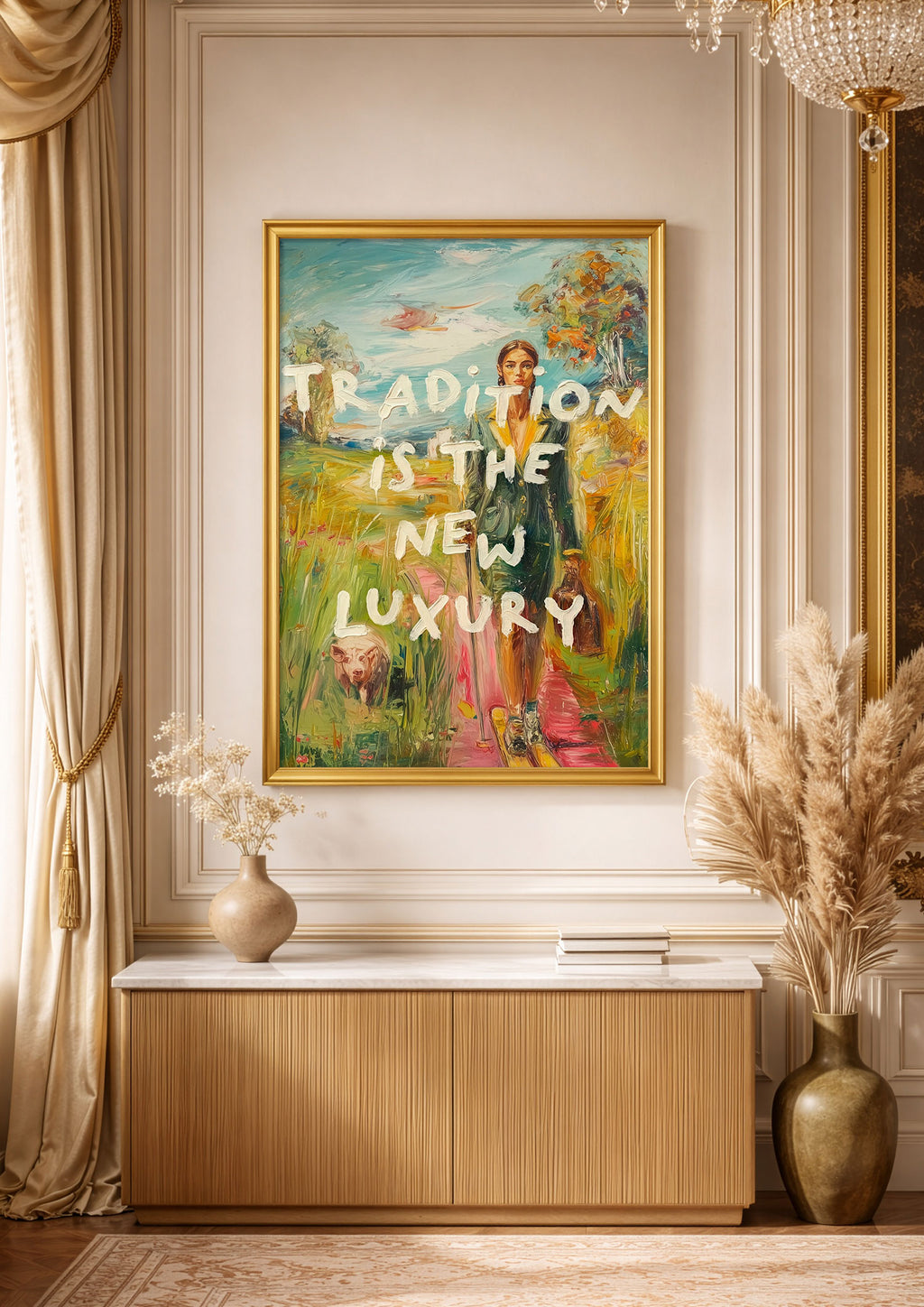 Tradition Is The New Luxury | Art Print – Nordic Contemporary Art | ISARK