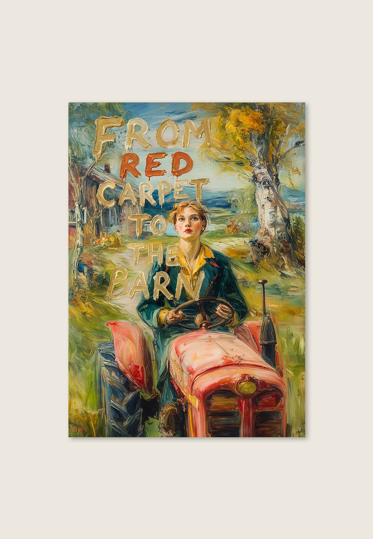 From red carpet to the Barn — Kunstplakat