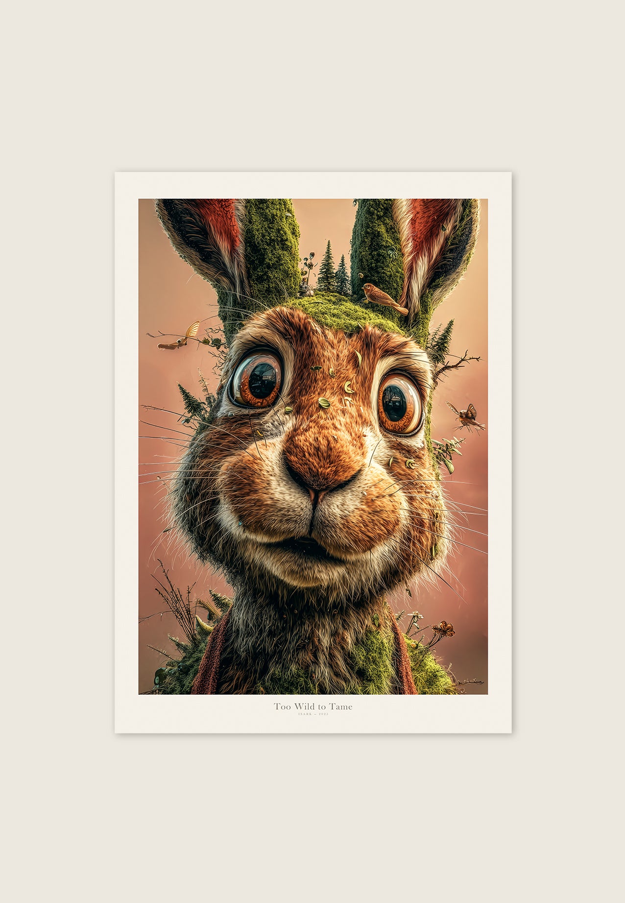 Too Wild to Tame — Kunstplakat