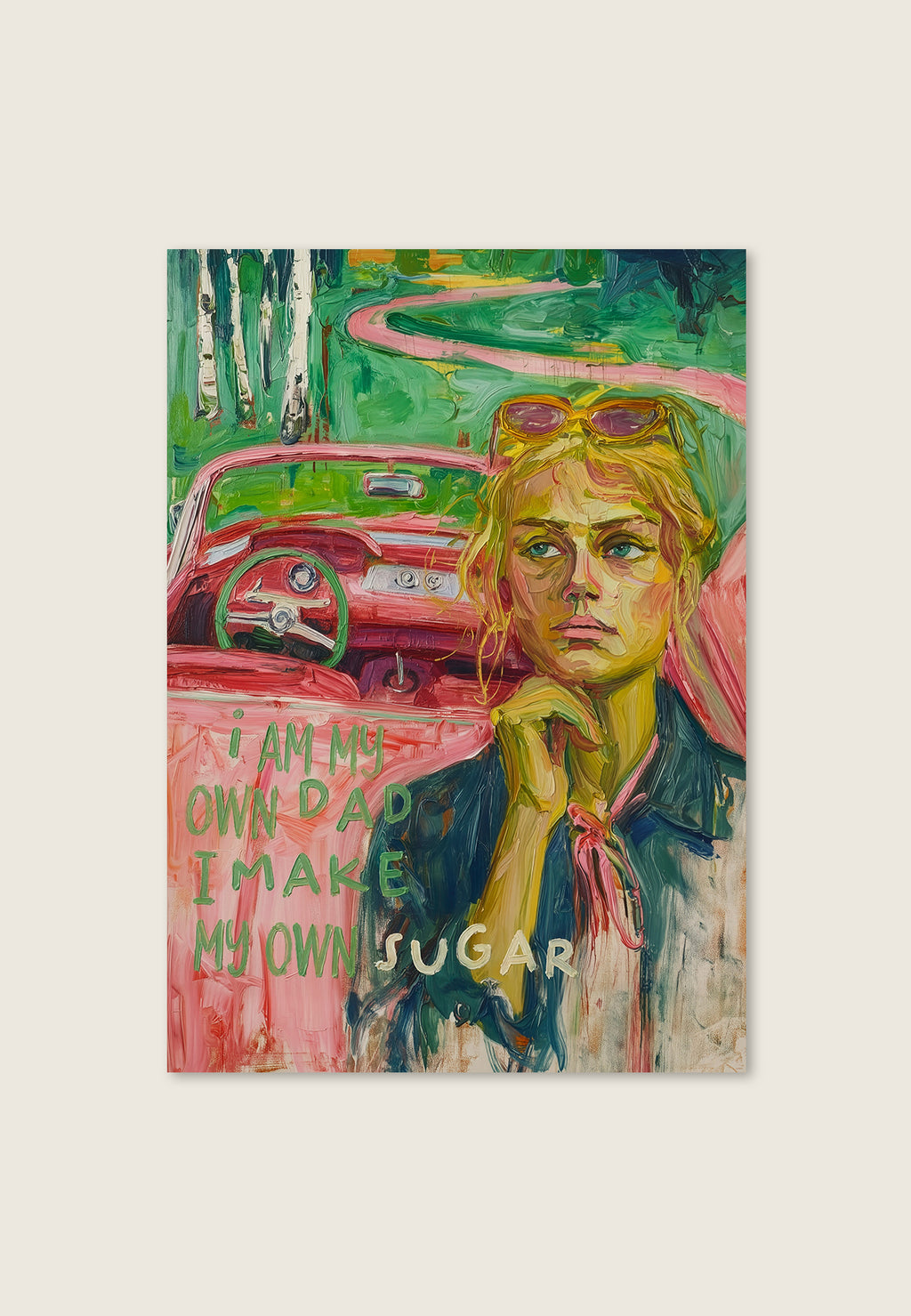 Ich stelle meinen eigenen Zucker her.