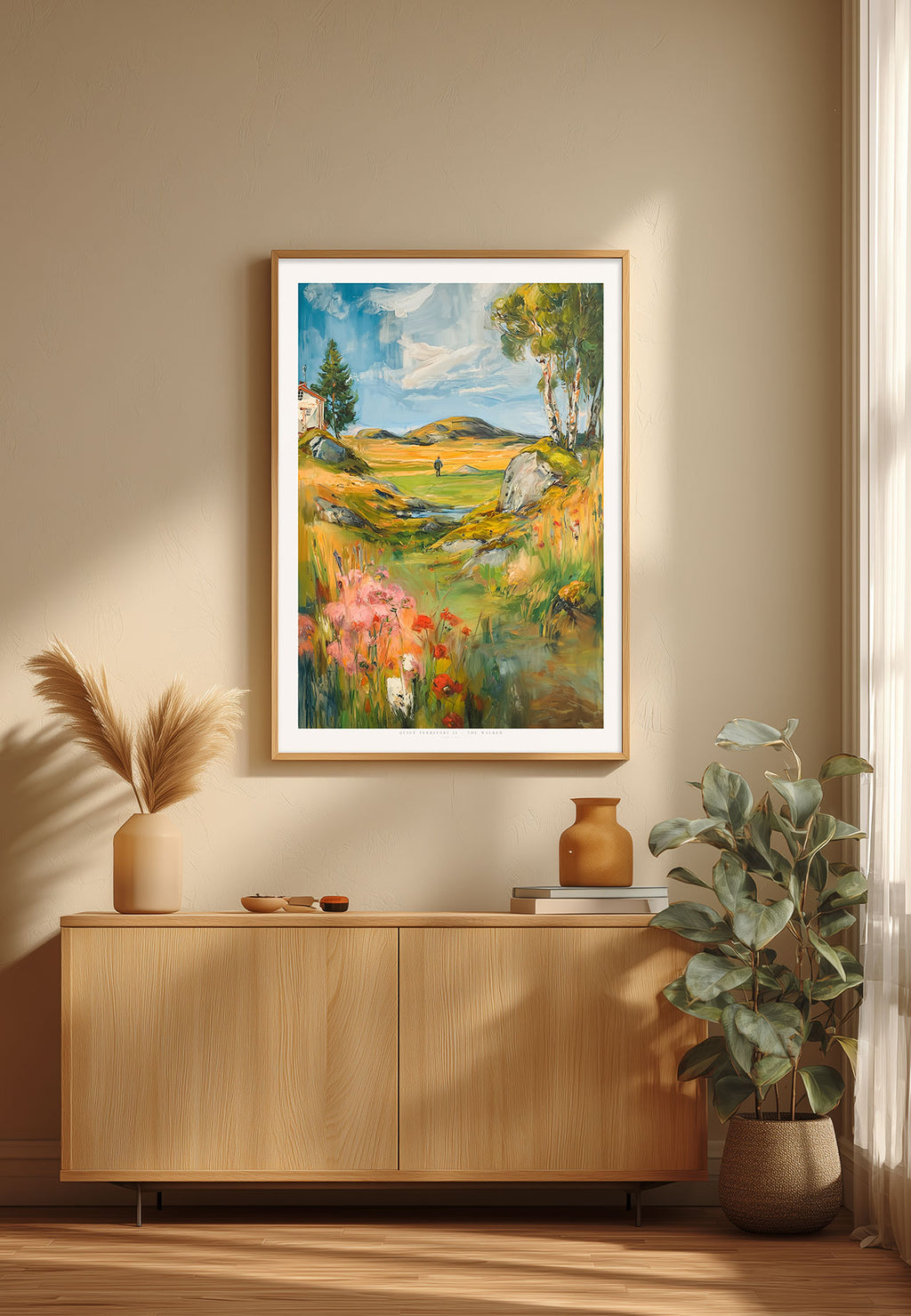 Quiet Territory II — The Walker | Art Print – Nordic Contemporary Art | ISARK