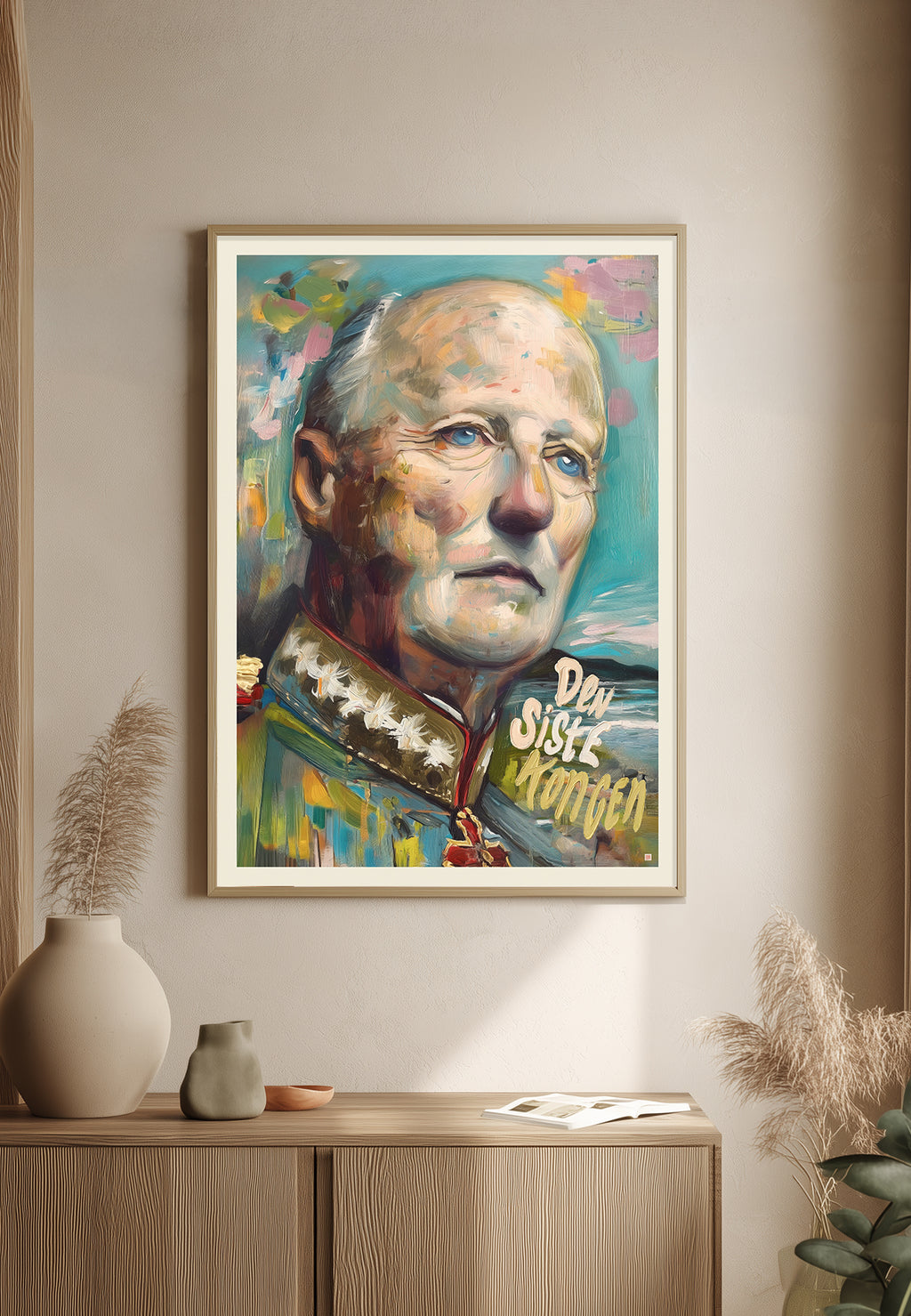 Kong Harald V – Den Siste Kongen | Kunstplakat