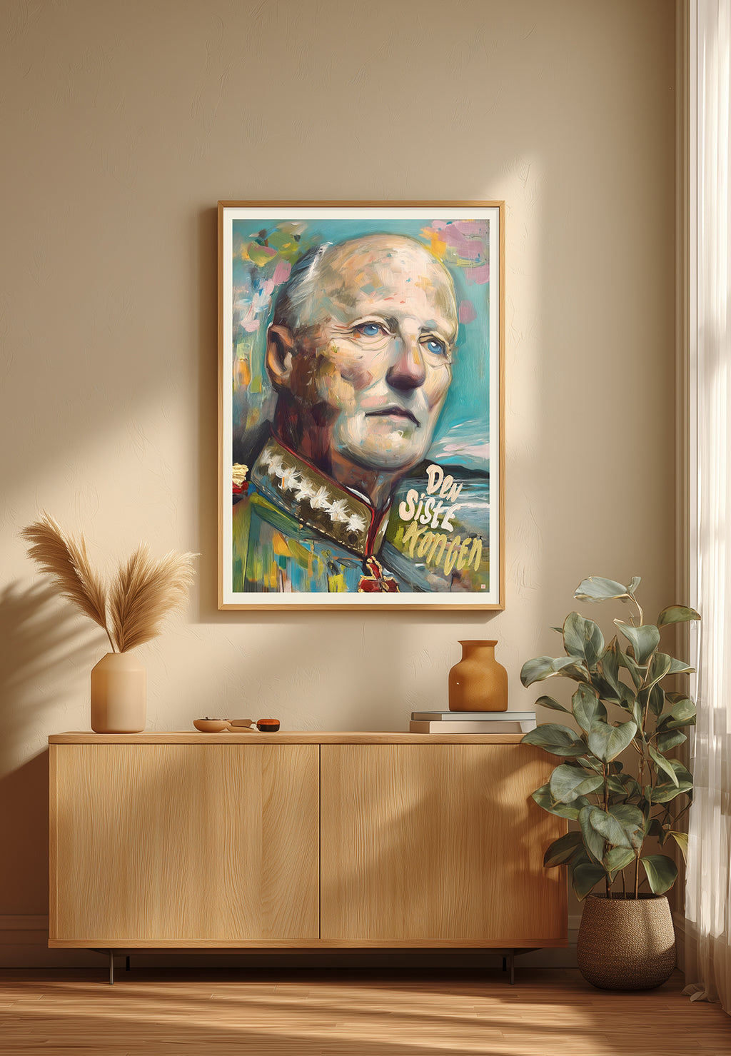 Kong Harald V – Den Siste Kongen | Kunstplakat