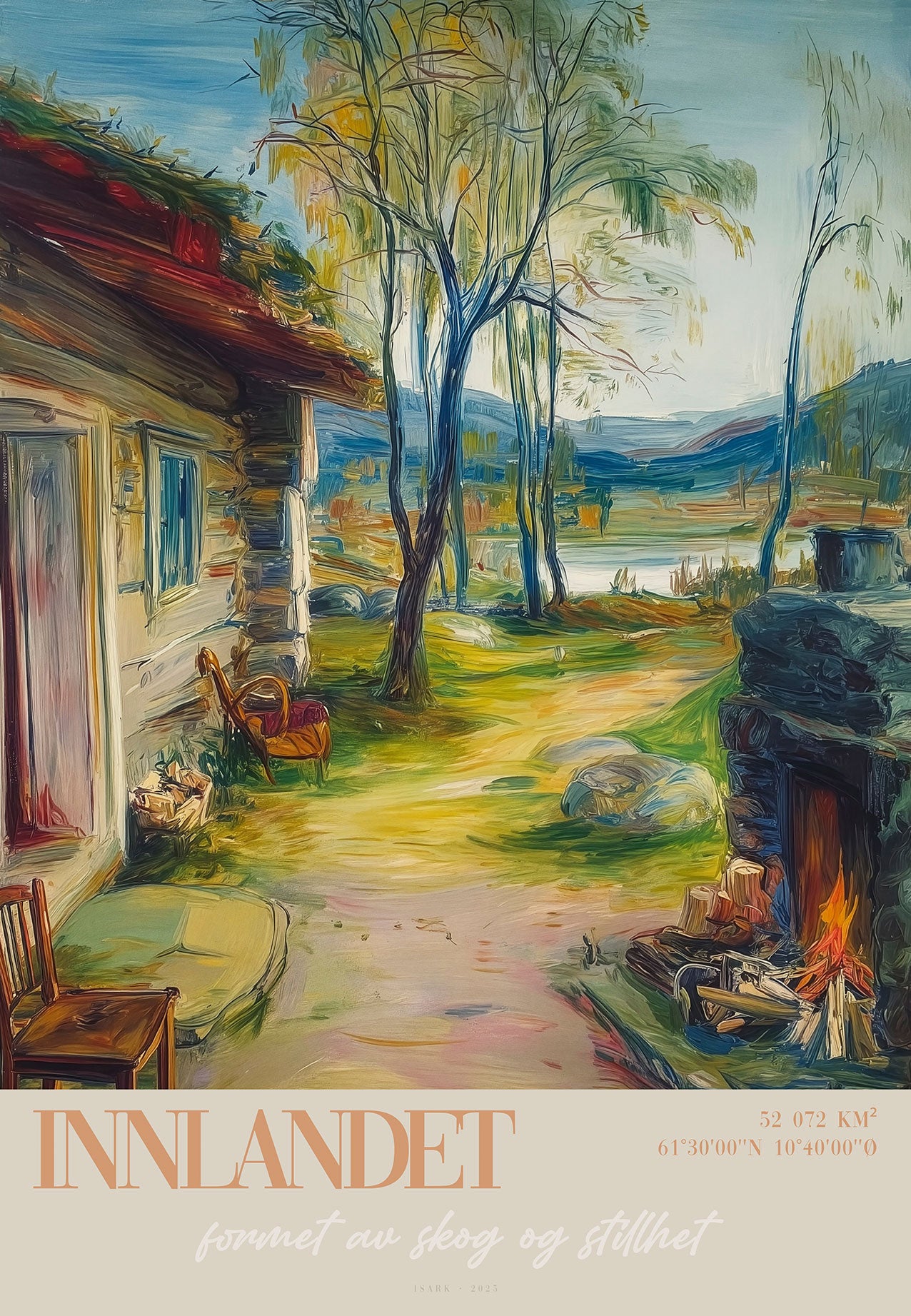 Innlandet — Kunstplakat