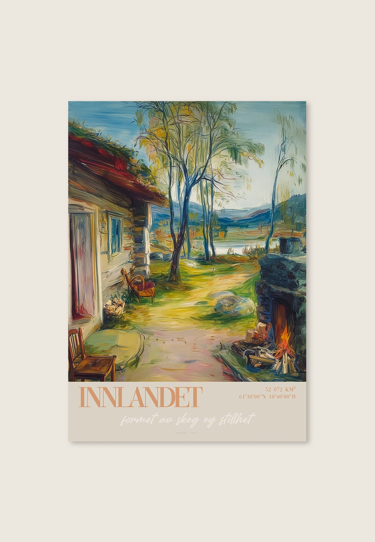 Innlandet — Kunstplakat