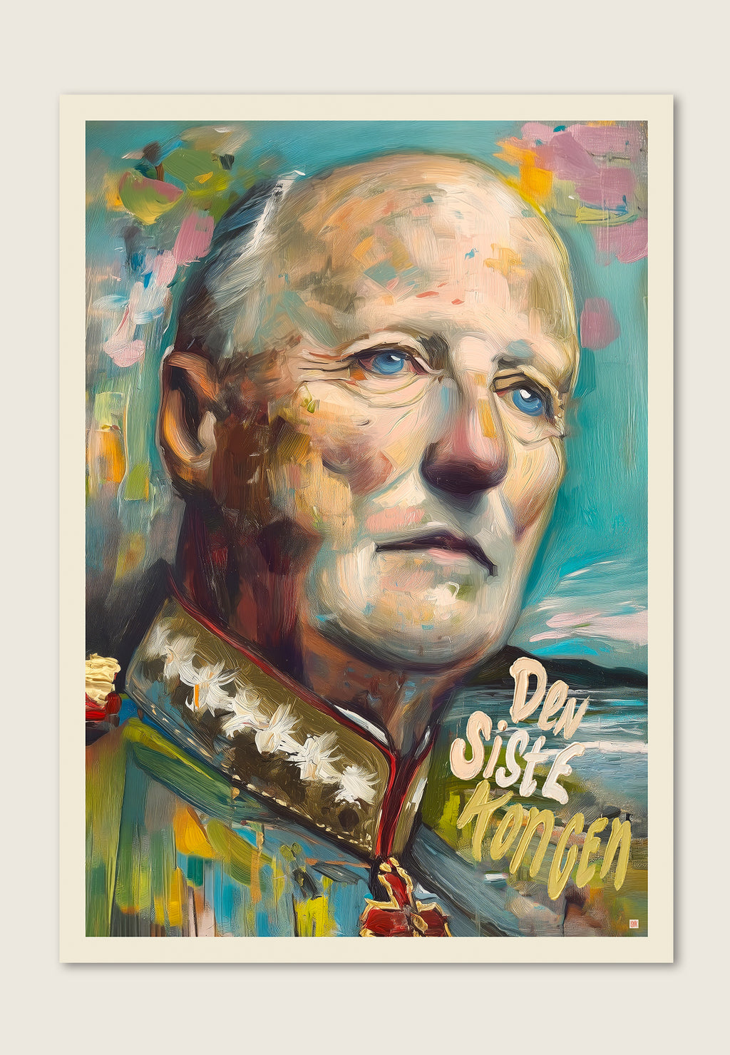 Kong Harald V – Den Siste Kongen | Kunstplakat