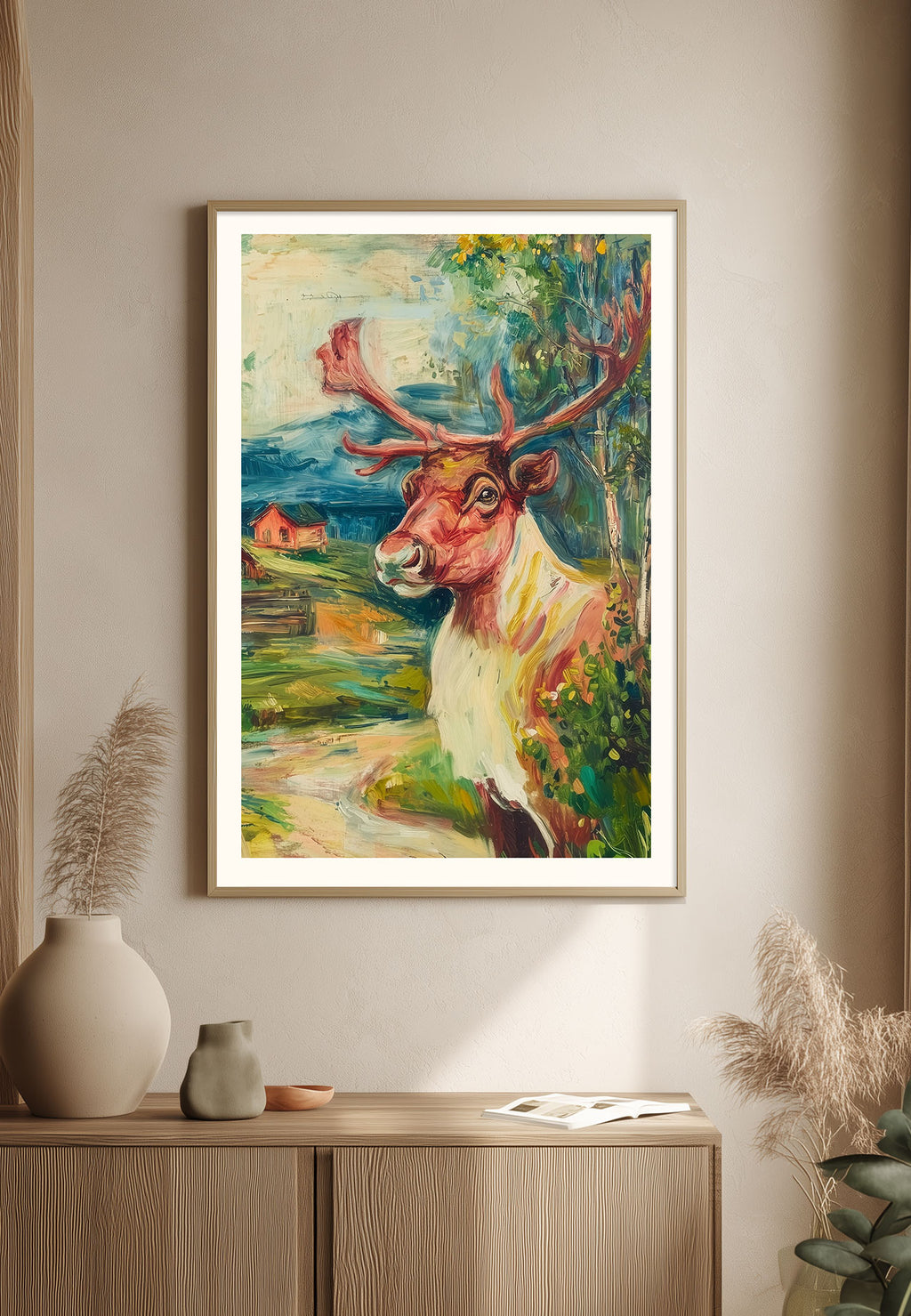 Antlers & Silence | Limited Edition art print – Nordic contemporary art | ISARK