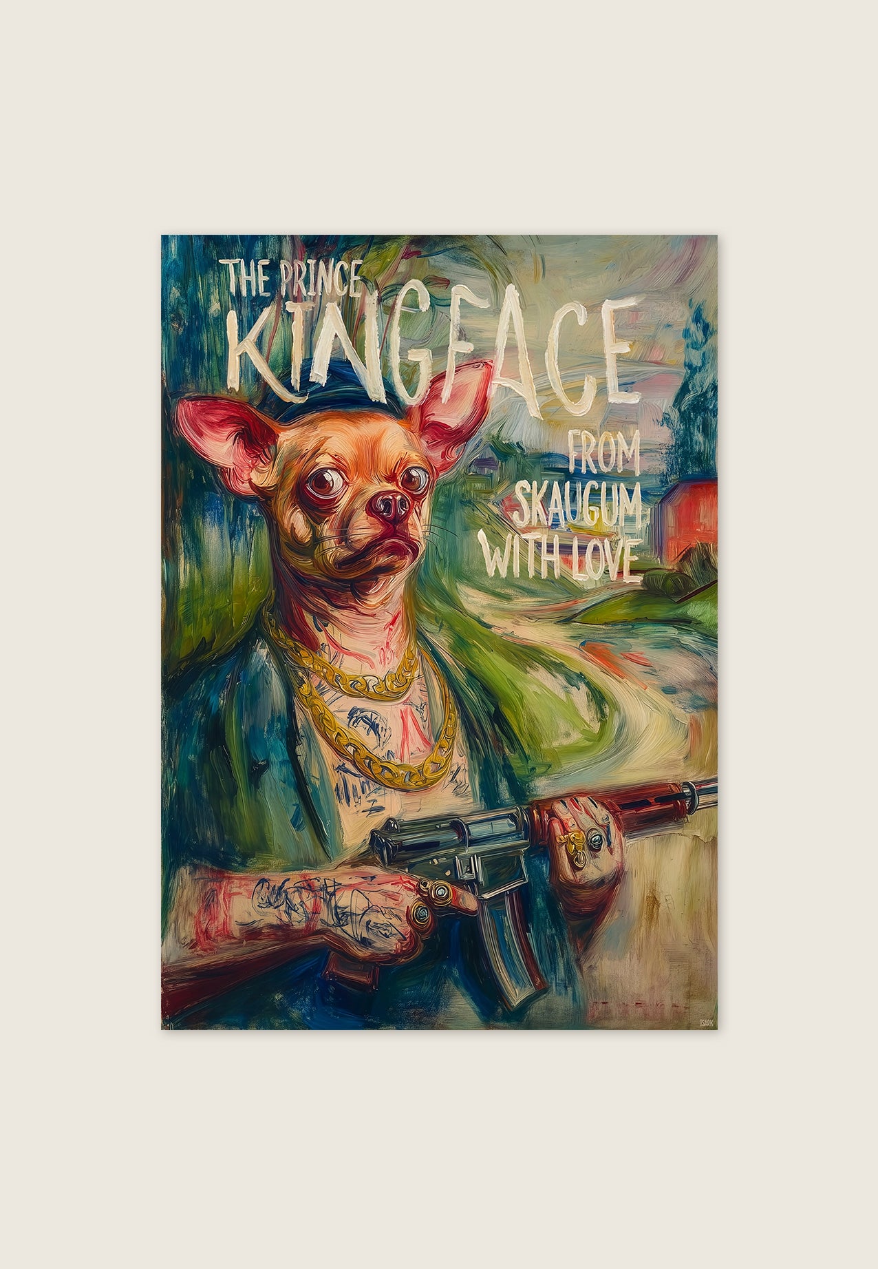 Der Prinz – Kingface Kunstdruck