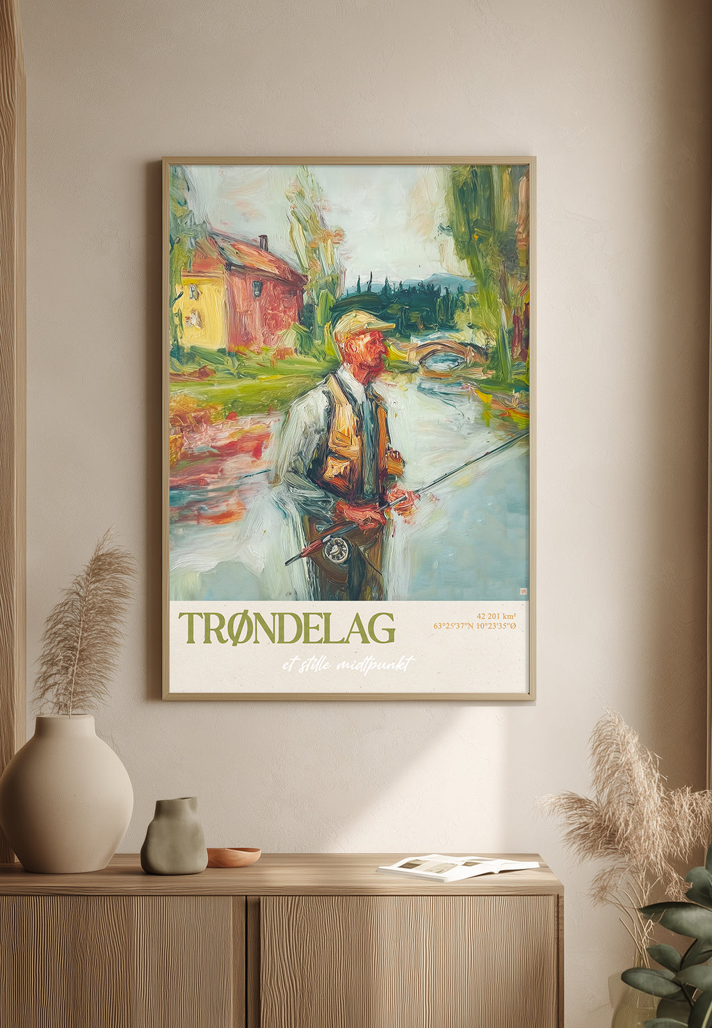 Trøndelag – Et Stille Midtpunkt | Kunstplakat