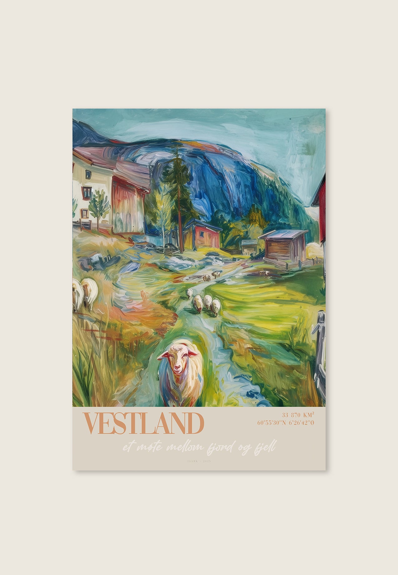 Vestland  — Kunstplakat