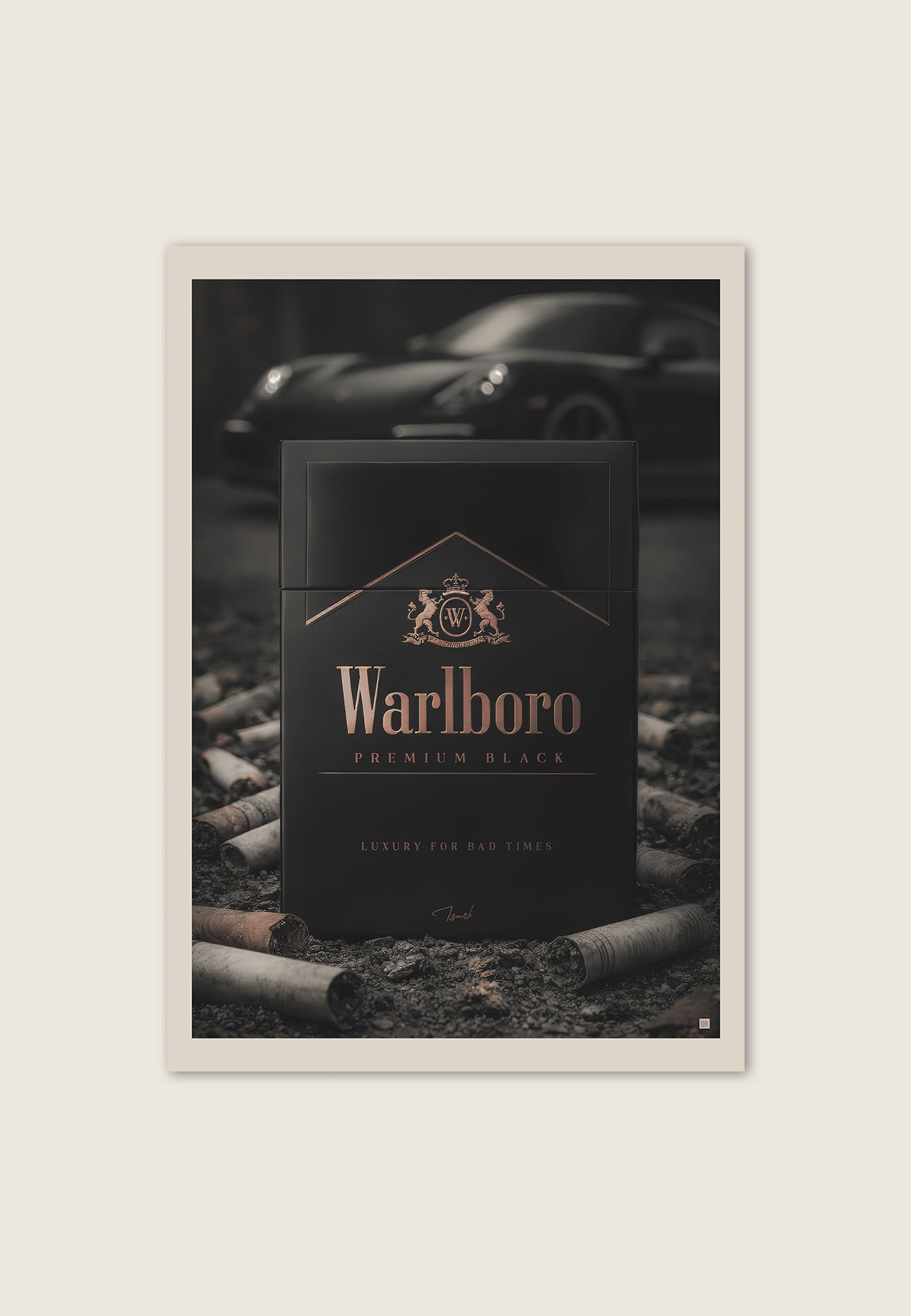 Warlboro Premium Black | Plakat