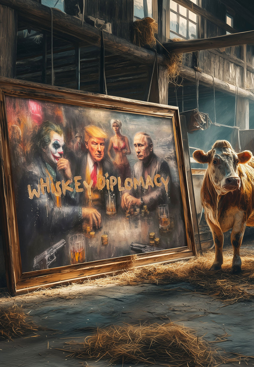 Whiskey Diplomacy | Art Print – Nordic Contemporary Art | ISARK