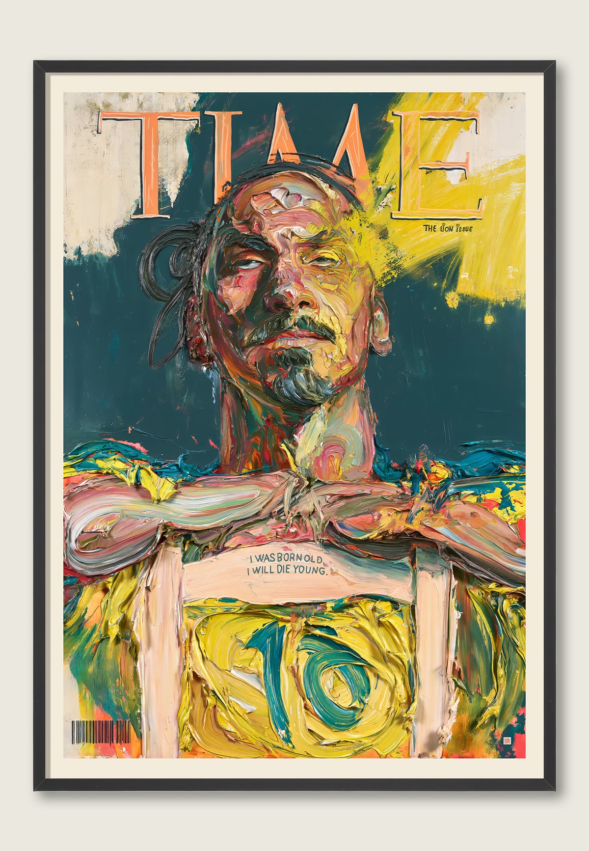 THE LION ISSUE – Zlatan Ibrahimovic kunsttrykk av ISARK